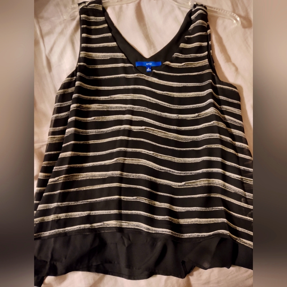 Beautiful silky lightweight layered Tank Top